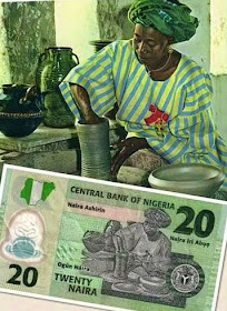 Dr. Ladi Kwali's image decorates Nigeria's 20 naira currency bill