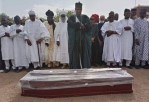 Funeral prayer for Tahir Fadlallah in Kano two months ago