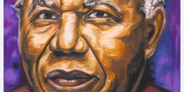 Portrait of Chinua Achebe (Artist: Isaac Mbulali)