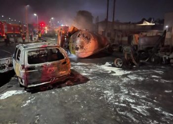 1 dead, 4 injured in Lagos gas tanker explosion
