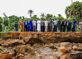 Works minister visits devastated Mokwa, orders repair of culvert