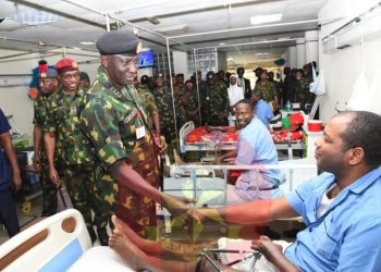COAS visits injured troops in Kaduna, assures them of adequate medical care